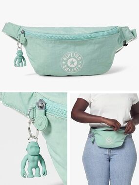 Kipling Fresh Waist Pack Frozen Mint New With Tag 🏷️